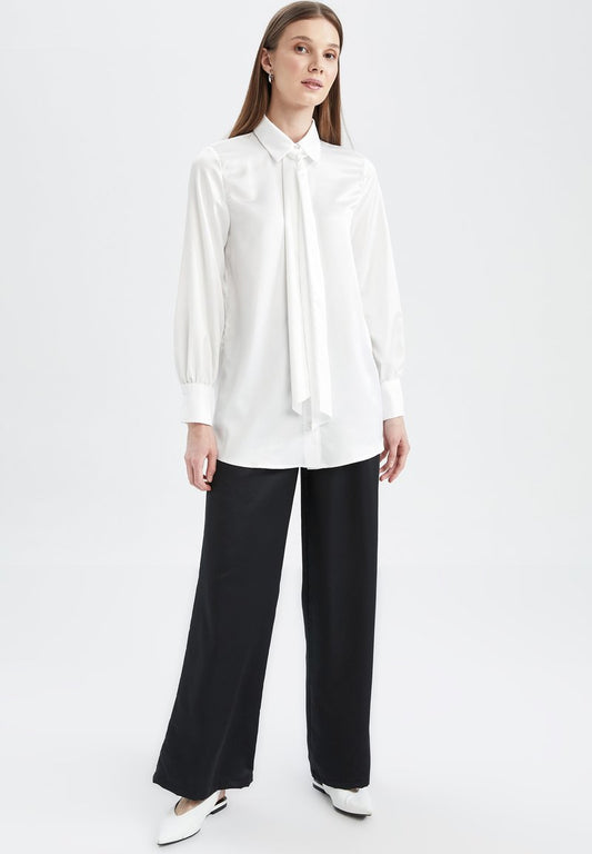DeFacto RELAX FIT - Stoffhose - Black