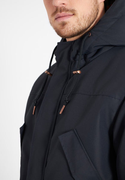 Derbe FESTHOLM - Wintermantel - Navy Check
