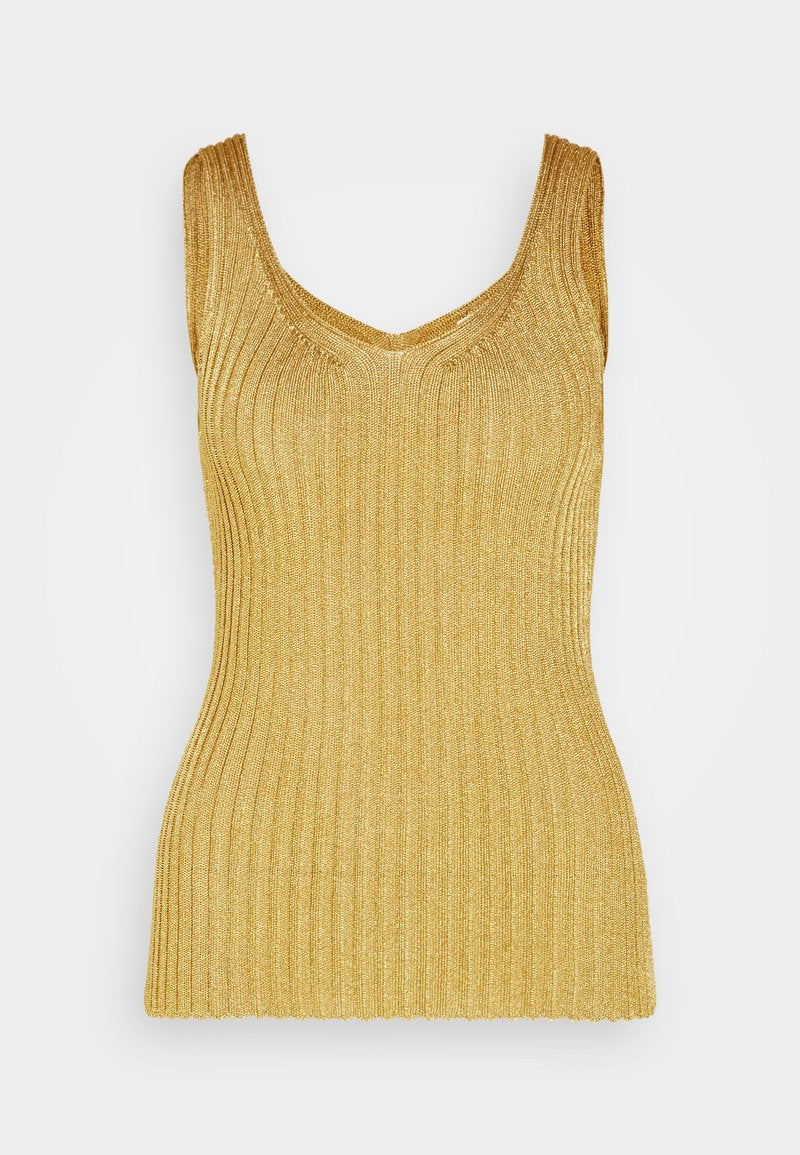 ARKET Top - Gold-coloured