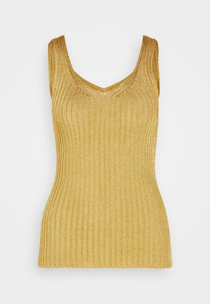 ARKET Top - Gold-coloured