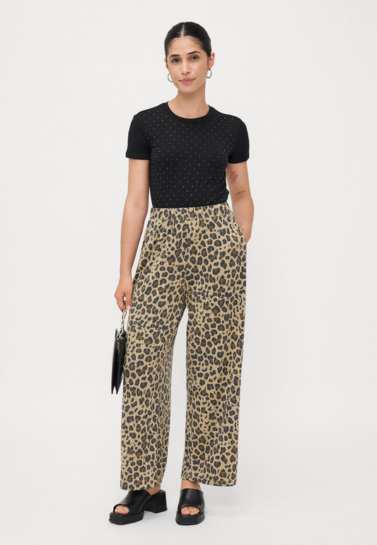 ONLY Petite ONLLYAM LIFE - Trousers - Travertine