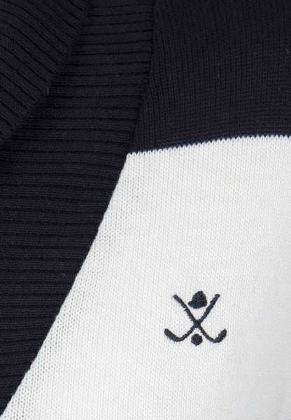  Strickpullover - White-navy-red