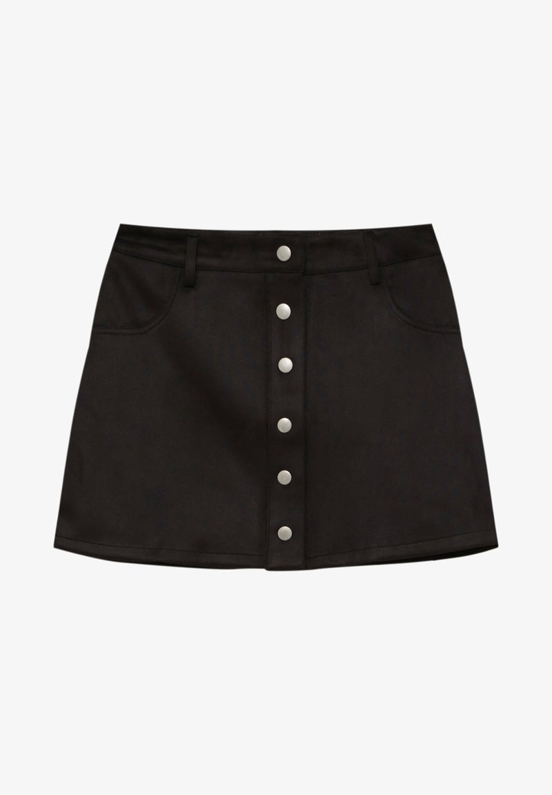 PULL & BEAR A-Linien-Rock - Mottled Black