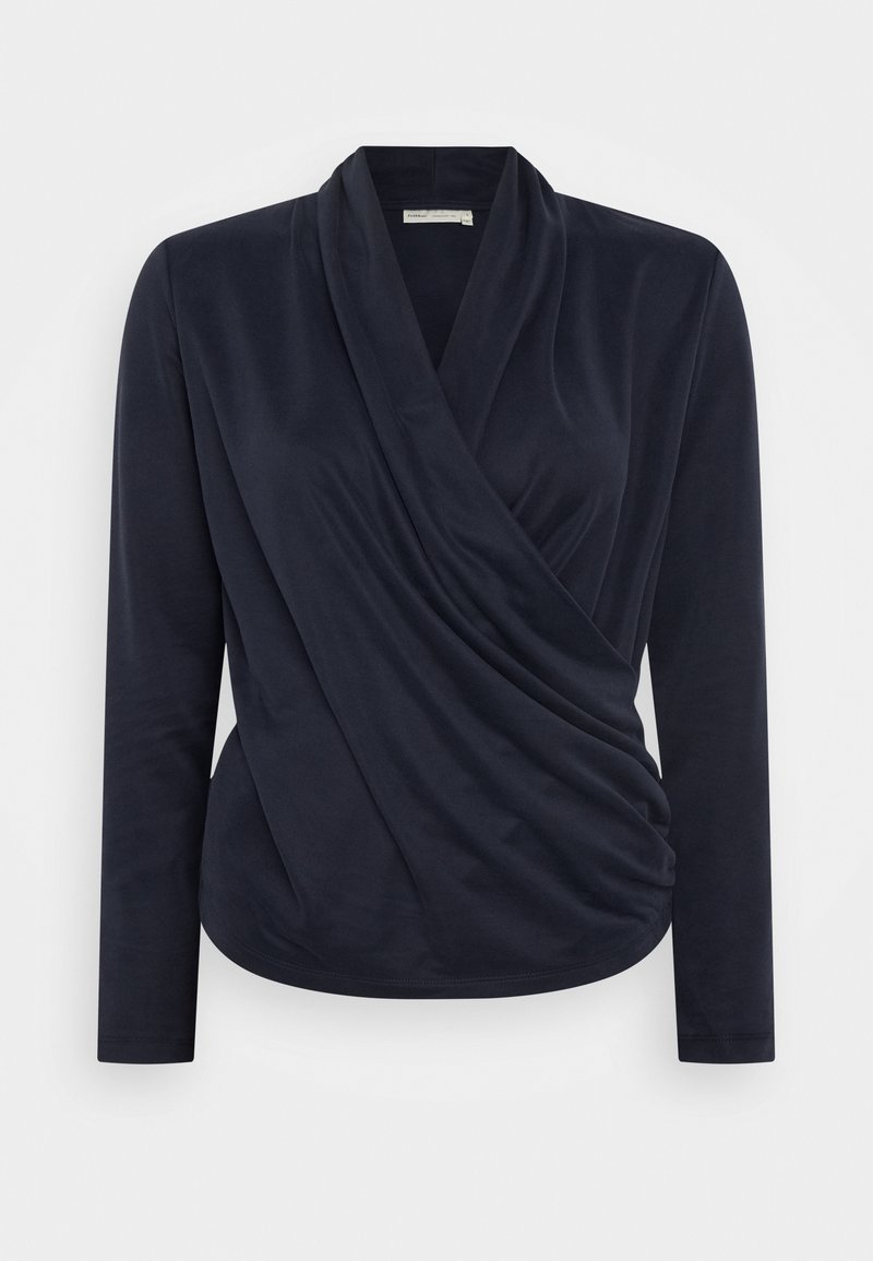 InWear ALANO WRAP BLOUSE - Langarmshirt - Marine Blue