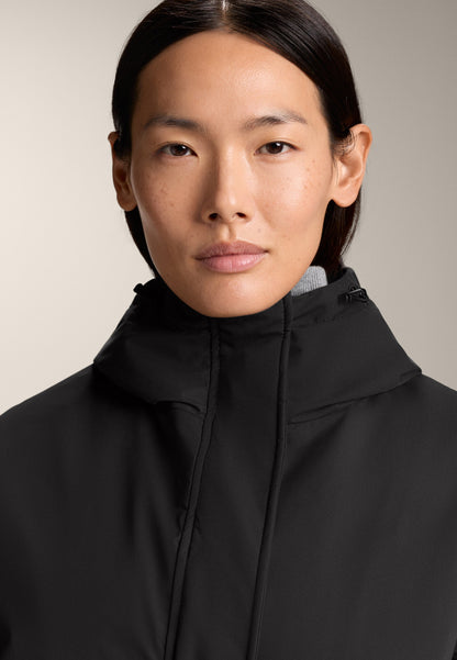 Oysho FELLEX® AEROGEL 10K WATERPROOF LONG PADDED - Waterproof Jacket - Black