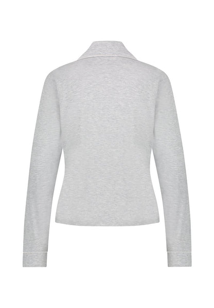  ESSENTIAL LONG-SLEEVED - Nachtwäsche Shirt - Grey