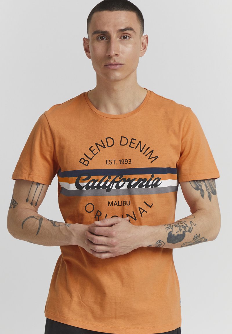Blend BHADAMUS - T-Shirt Print - Dusty Orange