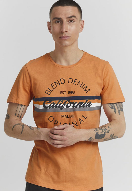 Blend BHADAMUS - T-Shirt Print - Dusty Orange