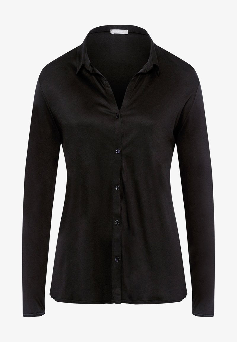 HANRO GRAND CENTRAL - Nachtwäsche Shirt - Black Beauty