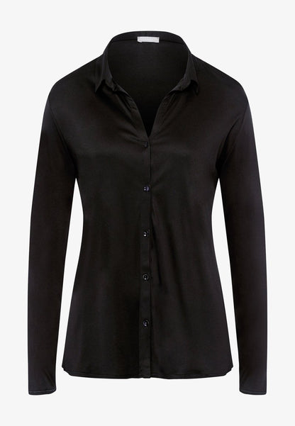 HANRO GRAND CENTRAL - Nachtwäsche Shirt - Black Beauty