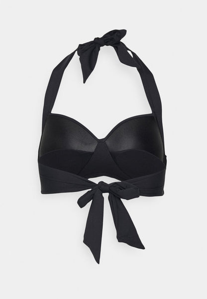 Seafolly TWIST SOFT CUP HALTER - Bikini-Top - Black