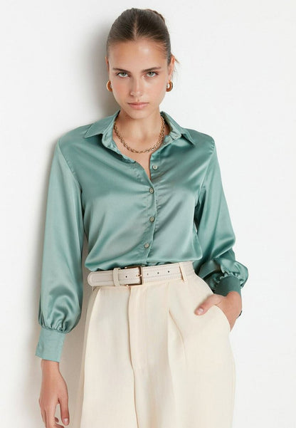 Trendyol Hemdbluse - Green