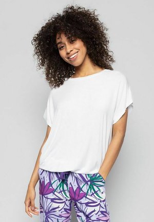 Cyberjammies KURZARM VIOLA SLOUCH - Nachtwäsche Shirt - White