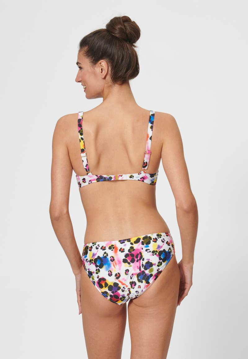  MIT ABSTRAKTEM PRINT - Bikini - Weiß Multicolor