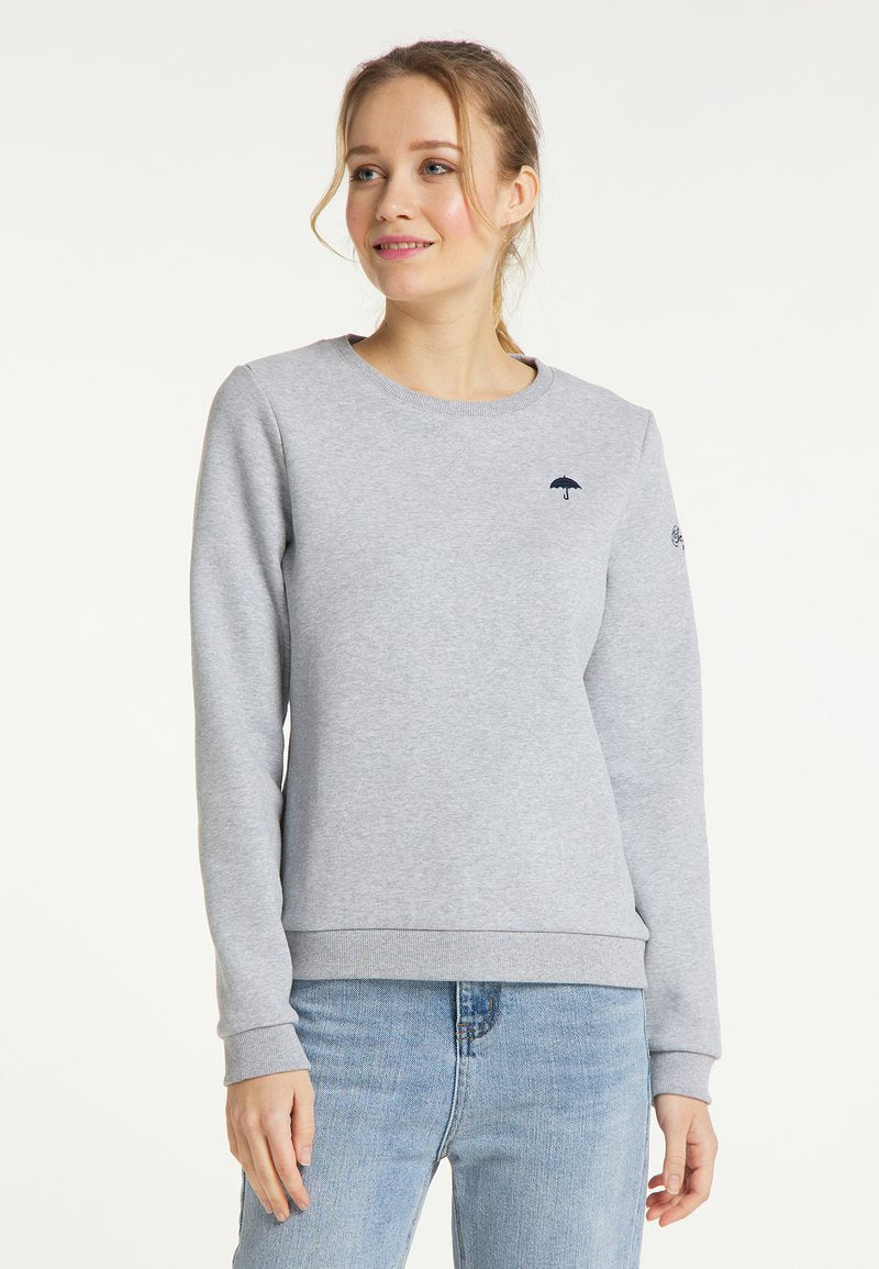  SCHMUDDELWEDDA YASANNA - Sweatshirt - Hellgrau Melange