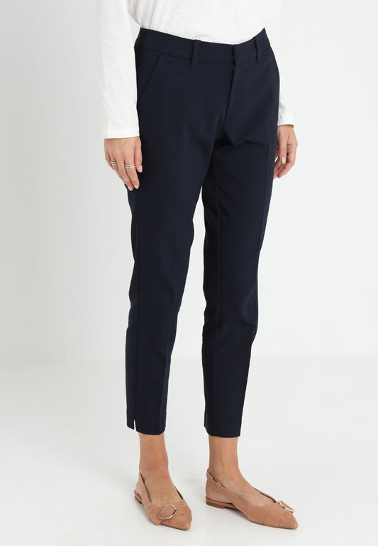 S.Oliver SHAPE ANKLE - Stoffhose - Navy