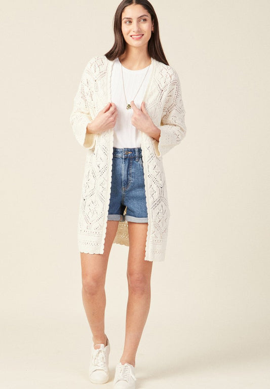  ÖKO-VERANTWORTLICHE MOM - Jeans Shorts - Denim Stone