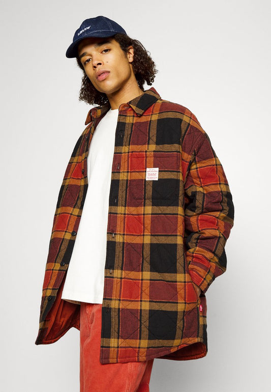  PARKSIDE - Kurzmantel - Zimmer Plaid Burnt Henna