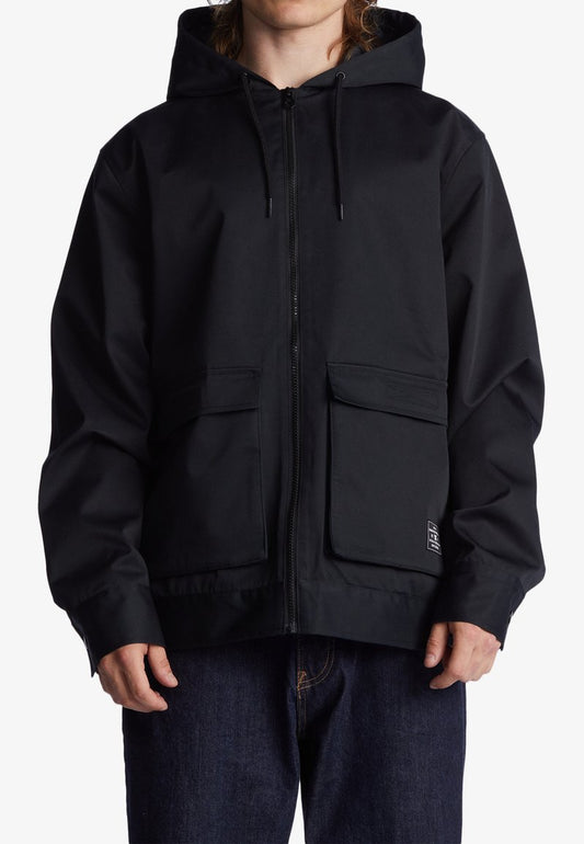 DC SHOES REBOUND LEICHTE MIT KAPUZE - Kurzmantel - Black