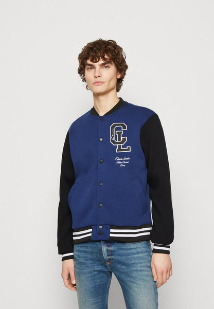  BADGE VARSITY BASEBALL JACKET - Sweatjacke - Blue