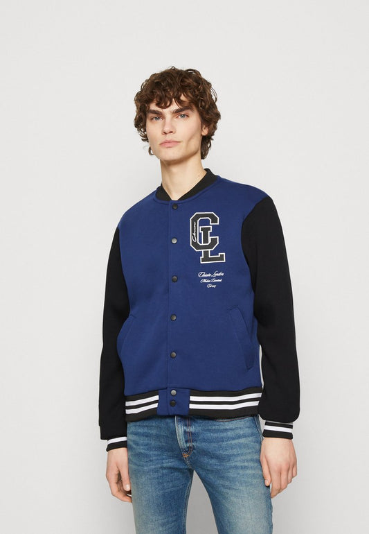  BADGE VARSITY BASEBALL JACKET - Sweatjacke - Blue