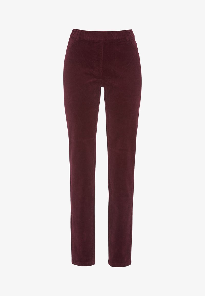  TREGGINGS IN CORDUROY - Stoffhose - Wine Red