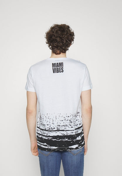 Joop Jeans AGNUS - T-Shirt Print - White