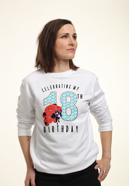 Henry Tiger BIG HERO 6 MOVIE BAYMAX 18 YEARS - Sweatshirt - White