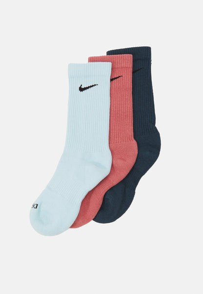 Nike Performance EVERYDAY PLUS CUSH CREW UNISEX 3 PACK - Sports Socks - Mineral Clay/rose Whisper/pearl White/black