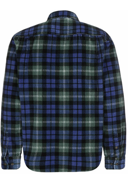 Obey Clothing LANGARM ANDREW - Hemd - Dark Cedar Multi