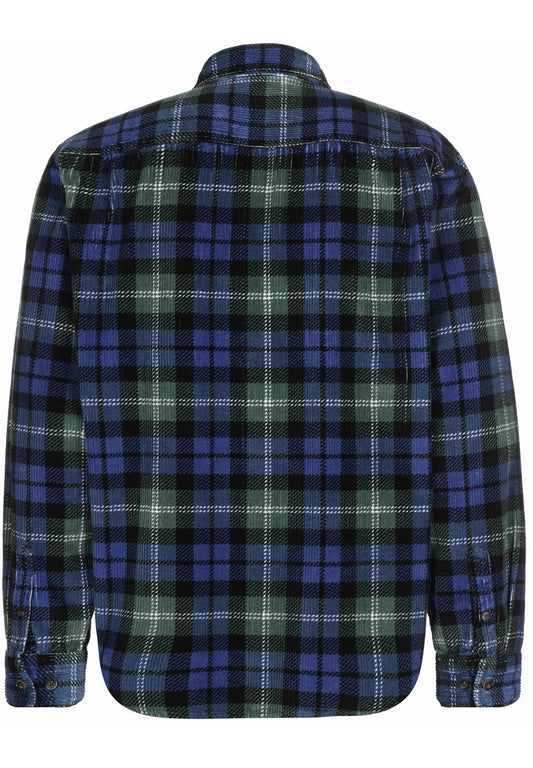 Obey Clothing LANGARM ANDREW - Hemd - Dark Cedar Multi