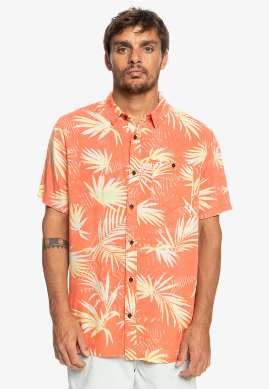 Quiksilver RIPPED UP - KURZÄRMLIGES - Hemd - Fresh Salmon Ripped Up