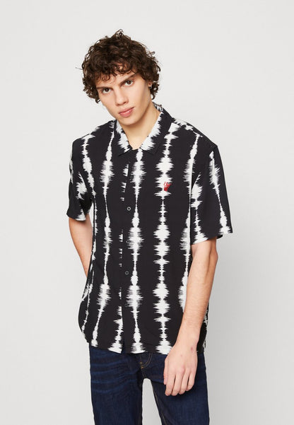 HUF SEISMOGRAM RESORT SHIRT UNISEX - Hemd - Black