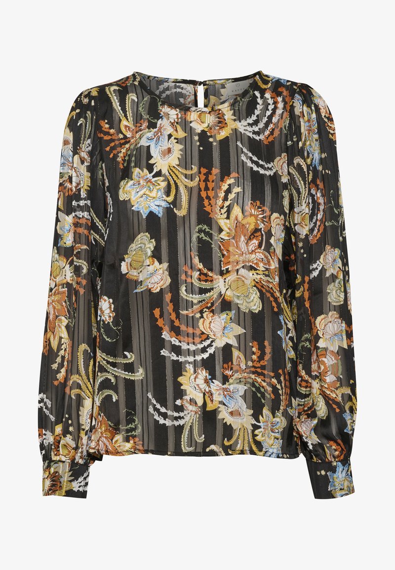 Kaffe KASIMI - Bluse - Black Red Multi Flower