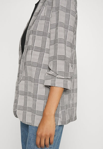 Pieces PCBOSS PRINTED NOOS - Kurzmantel - Black