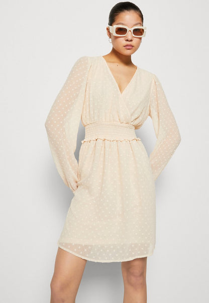 ONLY ONLELLA LYNG DRESS - Freizeitkleid - Novelle Peach