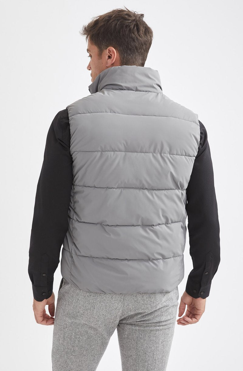DeFacto SLIM FIT - Weste - Grey