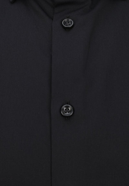 Selected Homme SLHSLIMETHAN CUT AWAY - Businesshemd - Black