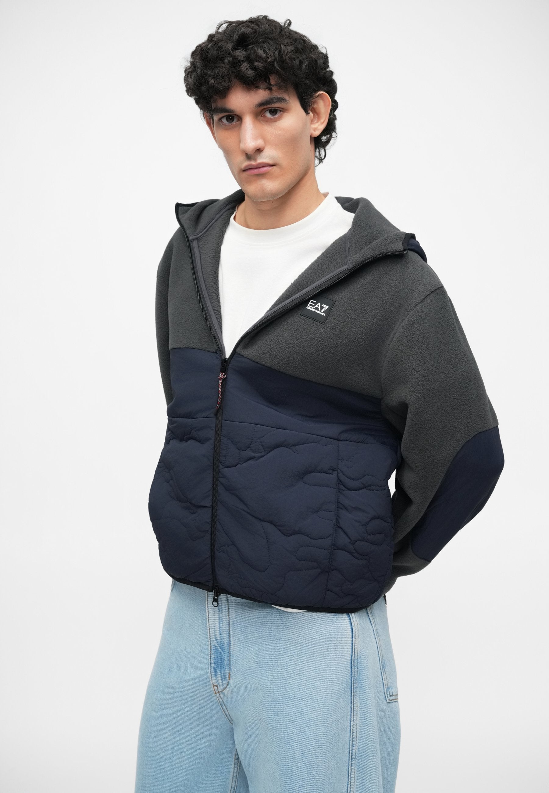 EA7 Emporio Armani MOUNTAIN HIKING UNISEX - Fleece Jacket - Asphalt