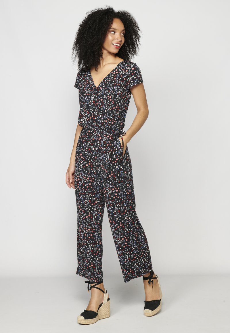Koroshi SHORT SLEEVE - Jumpsuit - Black