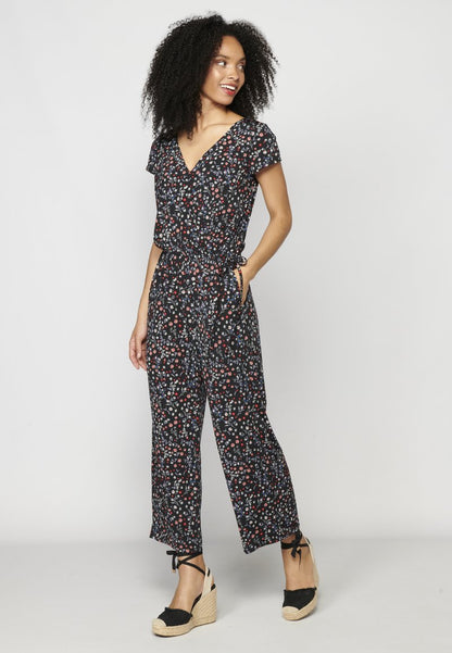 Koroshi SHORT SLEEVE - Jumpsuit - Black