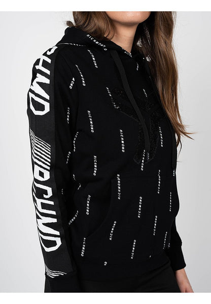John Richmond SPORT - Kapuzenpullover - Schwarz