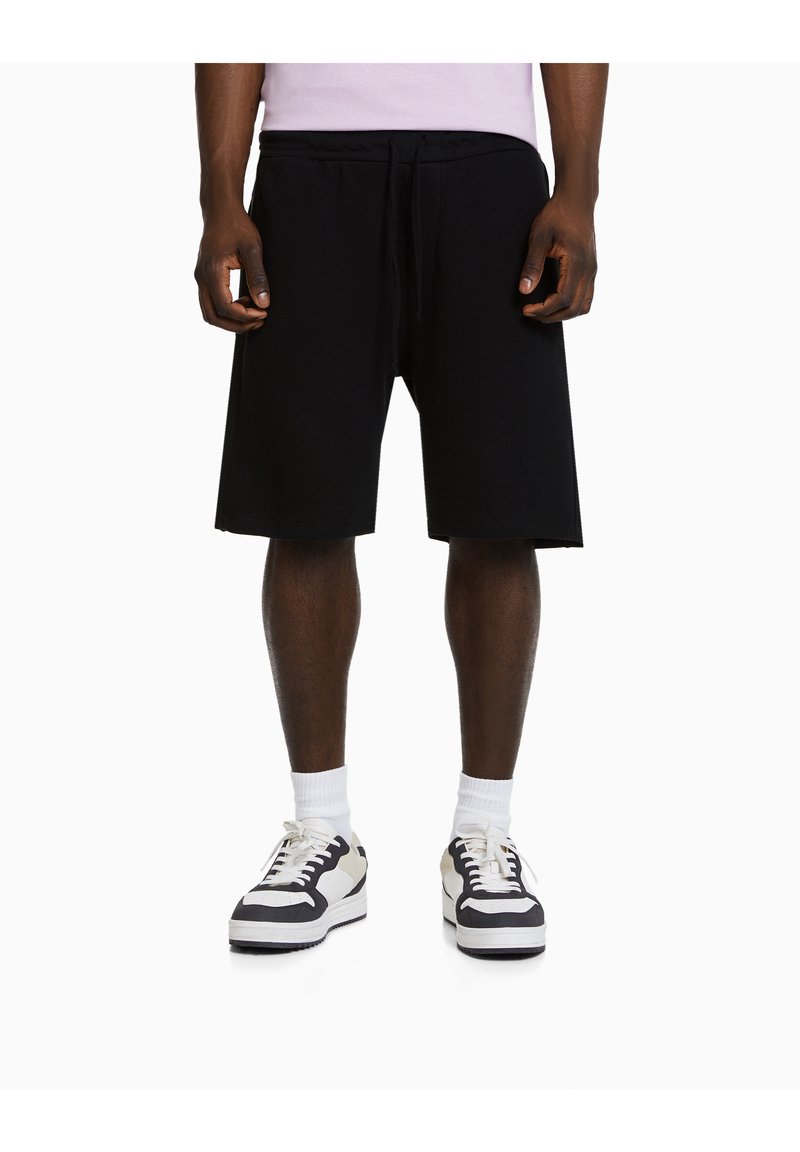 BERSHKA Shorts - Black