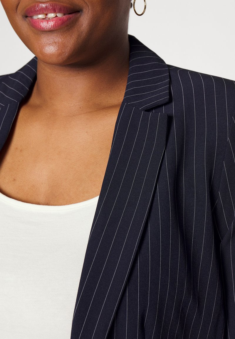  PCBOSSY LOOSE STRIPED BLAZER - Blazer - Sky Captainaop/pinstripe