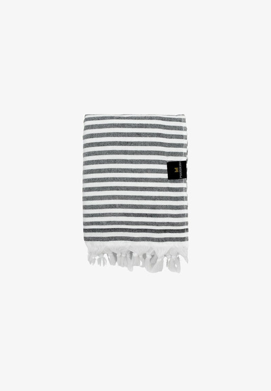  MARINE TERRY - Strandtuch - Black