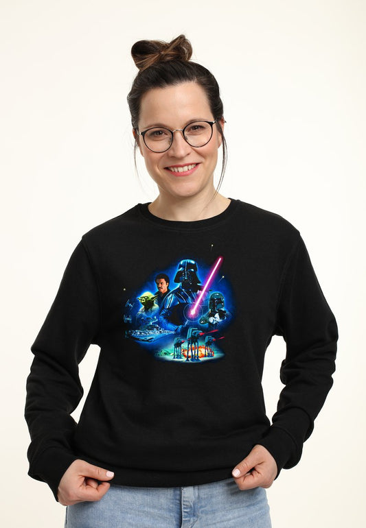 Henry Tiger STAR WARS EMPIRE STRIKES BACK CHARACTERS - Sweatshirt - Black