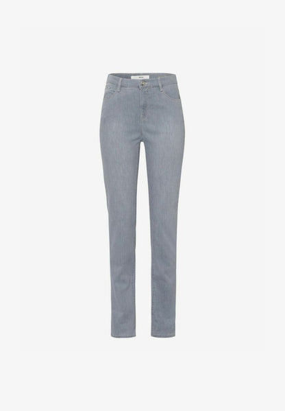 BRAX STYLE MARY - Jeans Straight Leg - Used Light Grey