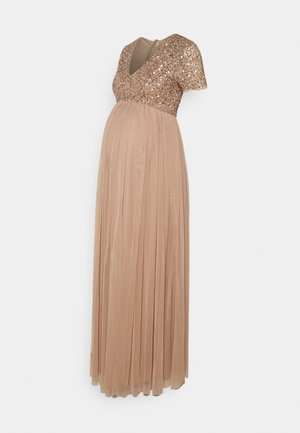  MATERNITY FLORAL SLEEVELESS SPOT MAXI - Ballkleid - Green