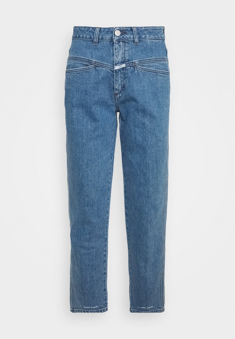 CLOSED PEDAL PUSHER - Jeans Straight Leg - Mid Blue