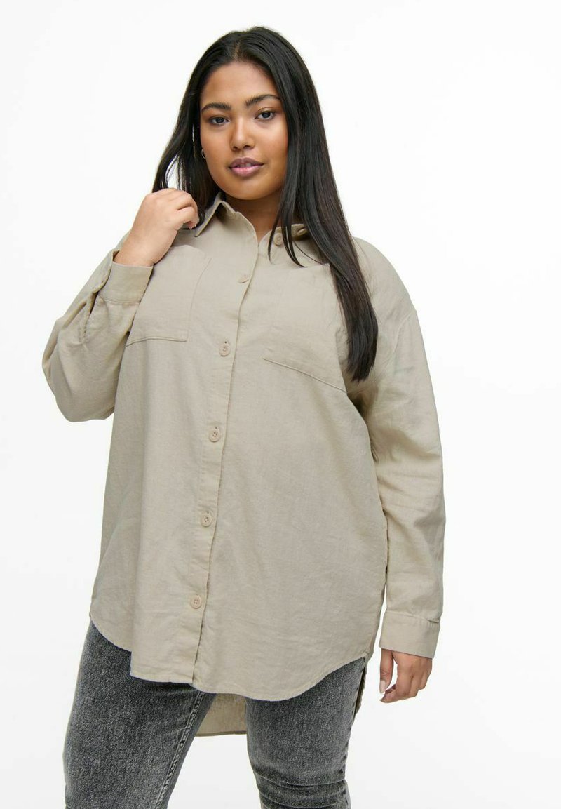 ONLY CARMAKOMA CURVY - Hemdbluse - Moonbeam